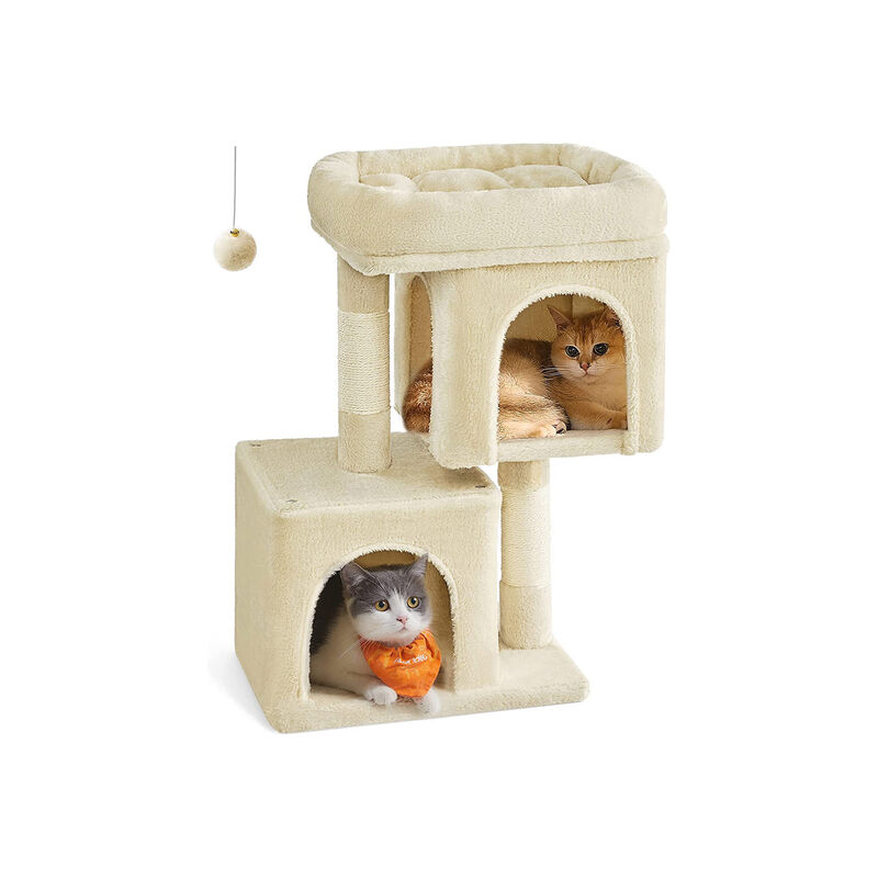 26.4-Inch Cat Tree &ndash; Compact and Cozy Design