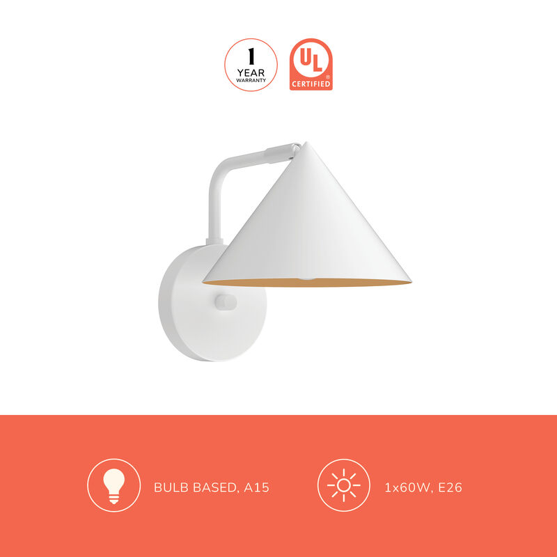 Remy 7-in 1 Light Damp-Rated Wall/Vanity Light image number 4