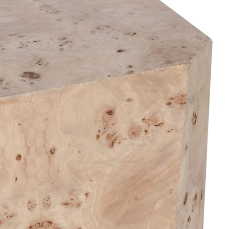 Avena Burl End Table