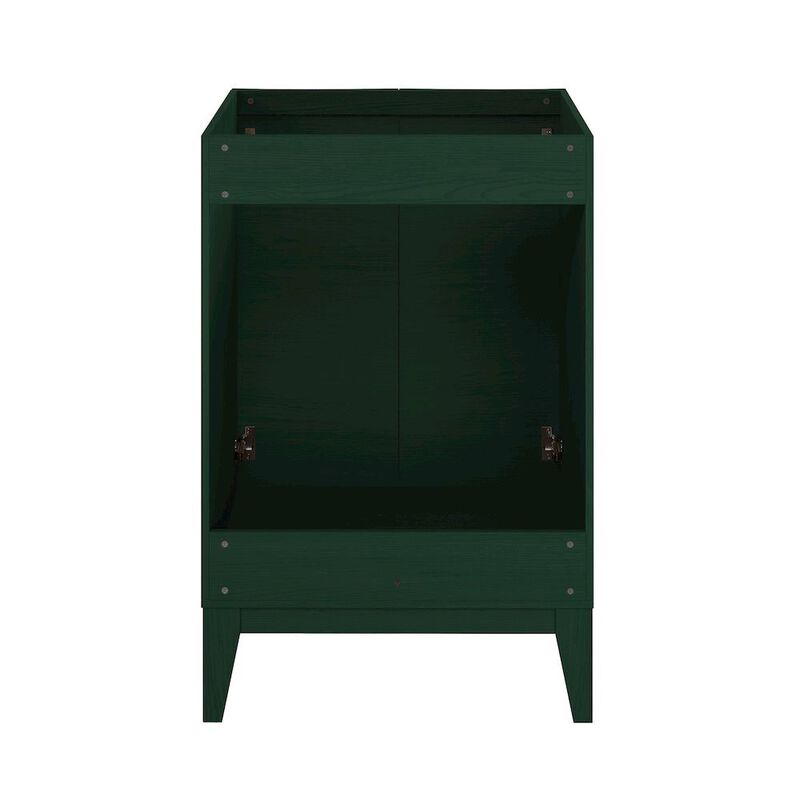 Cascade 24" Freestanding Bathroom Vanity Cabinet without Top in Green Oak image number 4