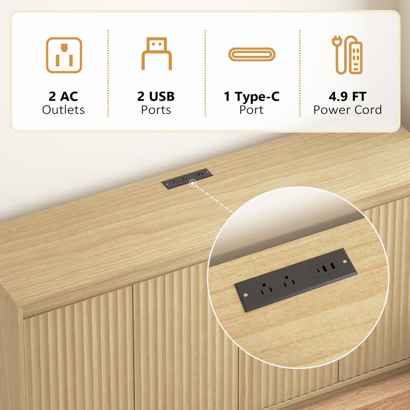 Toxkap 4 Door Buffet Cabinet image number 4