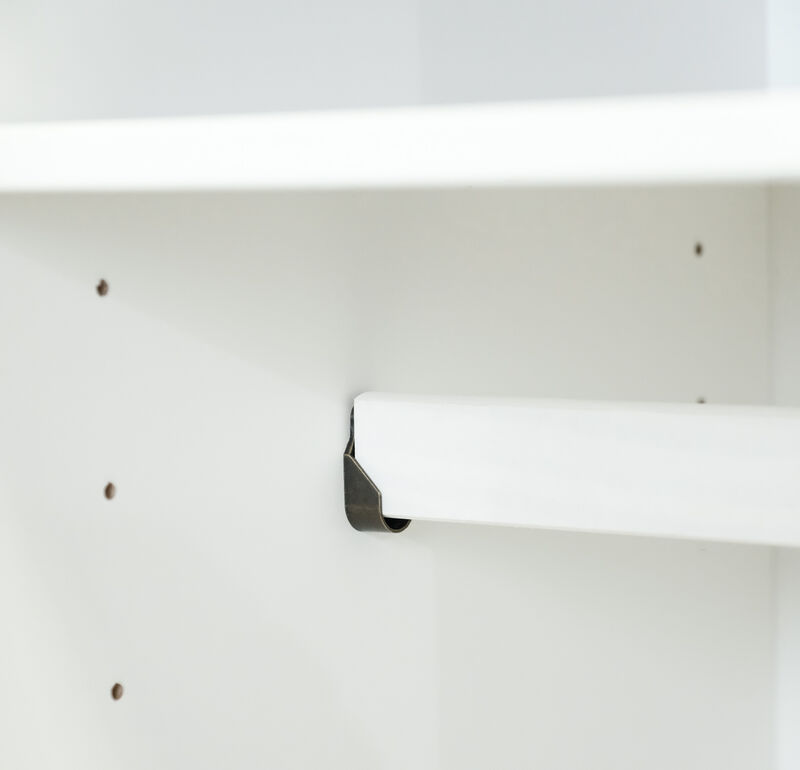 100% Solid Wood Cosmo 3-Door Wardrobe with Mirrored Door