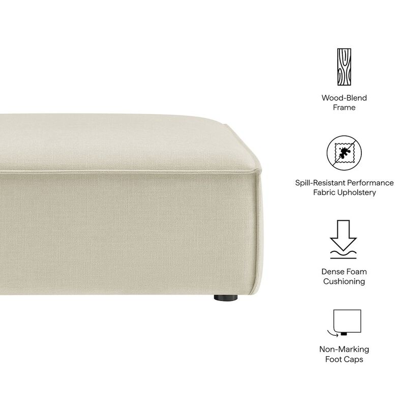 Restore Performance Fabric Upholstered Modular Ottoman image number 1