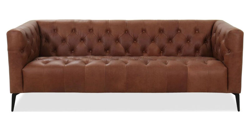Nicolla Leather Sofa image number 0