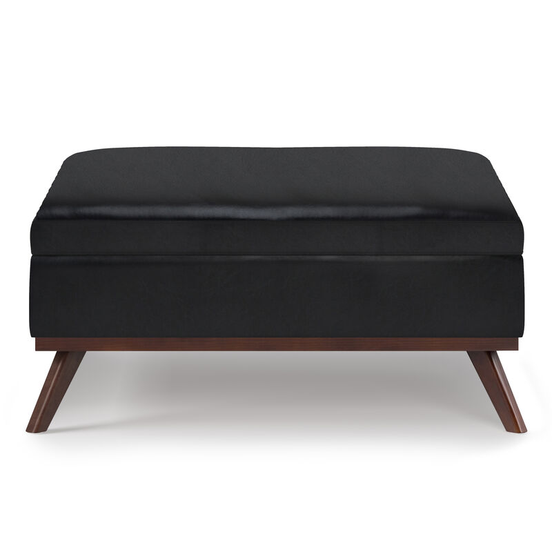 Owen 36 in Wide Square Square Coffee Table Storage Ottoman