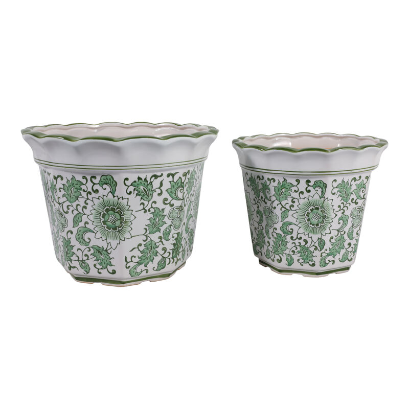 Chinoiserie Pot Planters image number 0