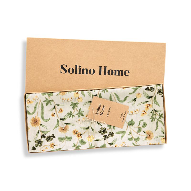 Linen Table Runner - Fall Botanical image number 4