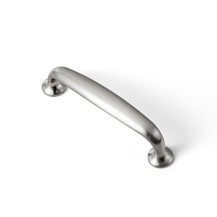 Goo-Ki 6 Pack Brushed Satin Nickel Cabinet Handle Drawer Pulls, 3.78Inch(96mm) c-c Solid Zinc Alloy Modern Bar Pull Kitchen Hard