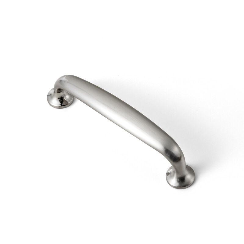 Goo-Ki 6 Pack Brushed Satin Nickel Cabinet Handle Drawer Pulls, 3.78Inch(96mm) c-c Solid Zinc Alloy Modern Bar Pull Kitchen Hard