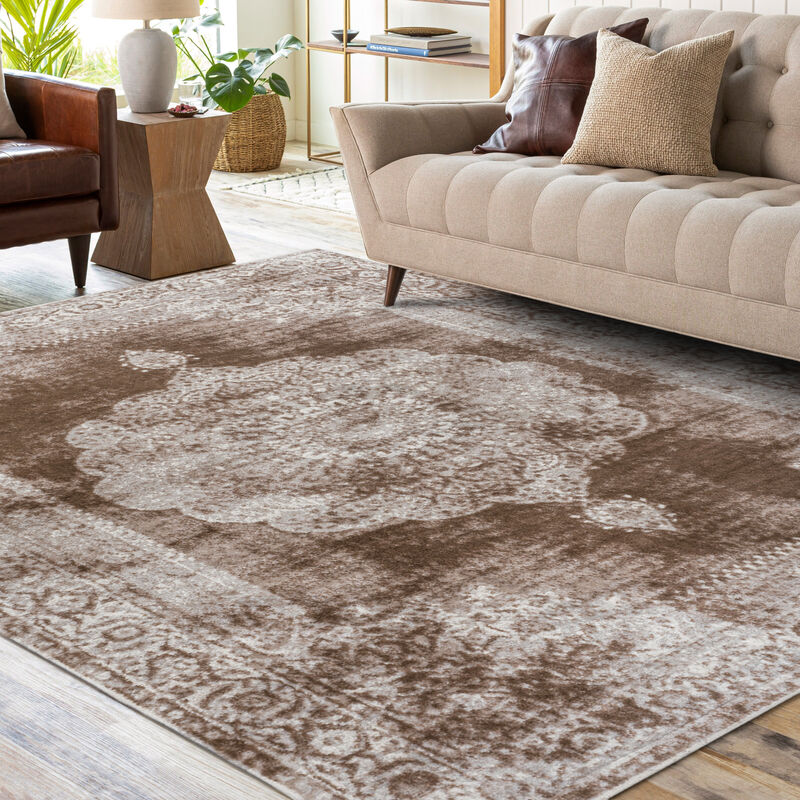 Rosalia Cottage Medallion Cream/Brown Rug