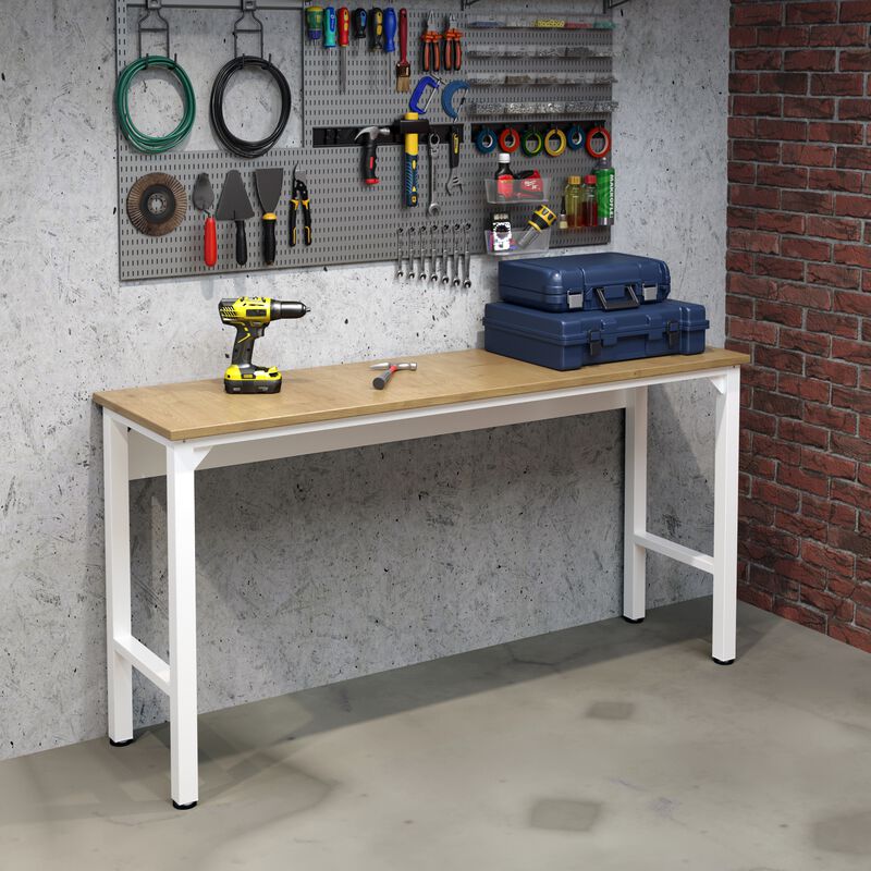 Fortress White Garage Table