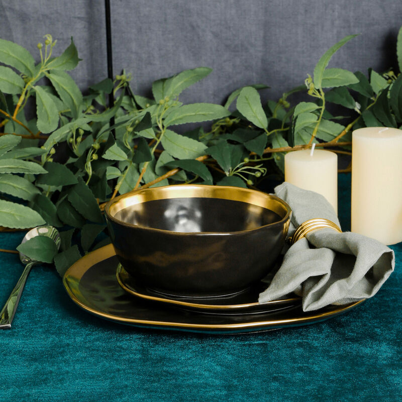 Stone Lain Florian Porcelain 32 Piece Dinnerware Set