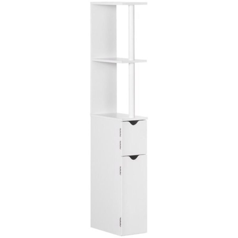 Bathroom Storage Cabinet with Doors & Shelves for Space-Saving Organization & Stylish D&eacute;cor