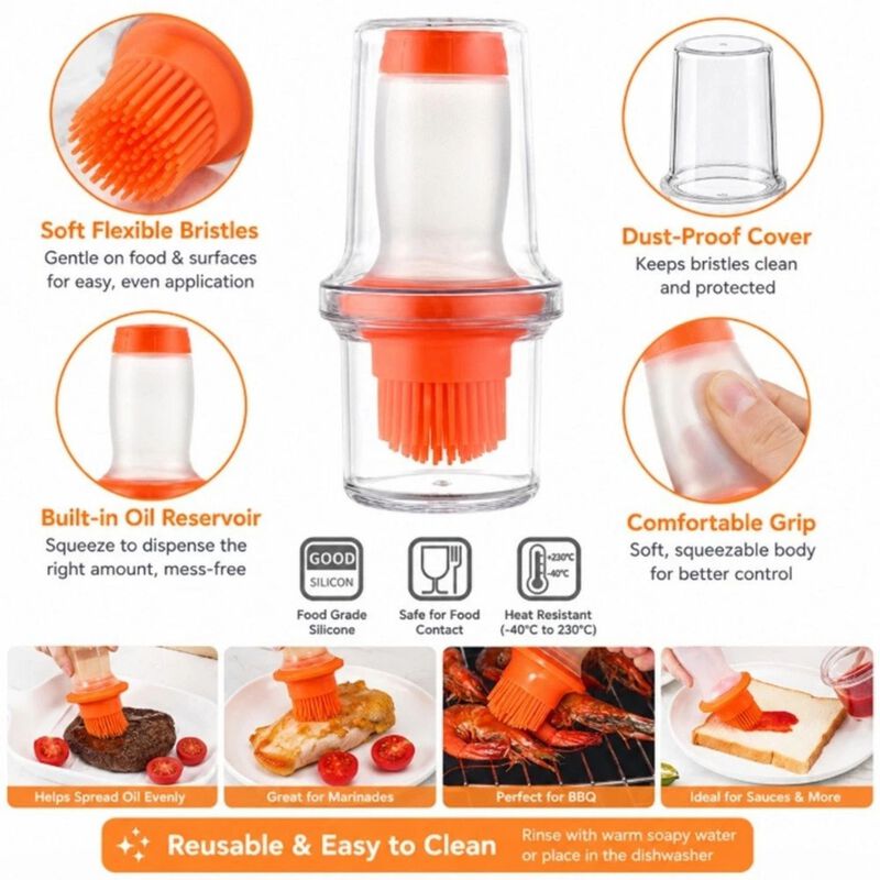 Silicone Oil Bottle Brush image number 1