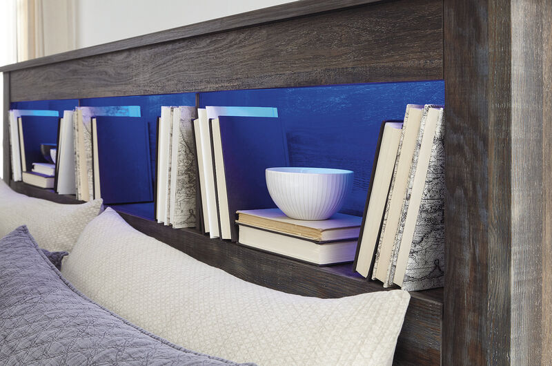 Drystan Queen Bookcase Headboard image number 2