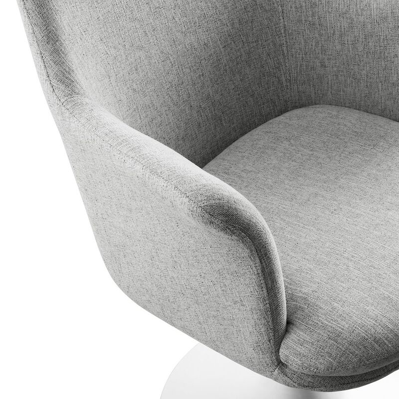 Lippa Swivel Dining Upholstered Armchair image number 6