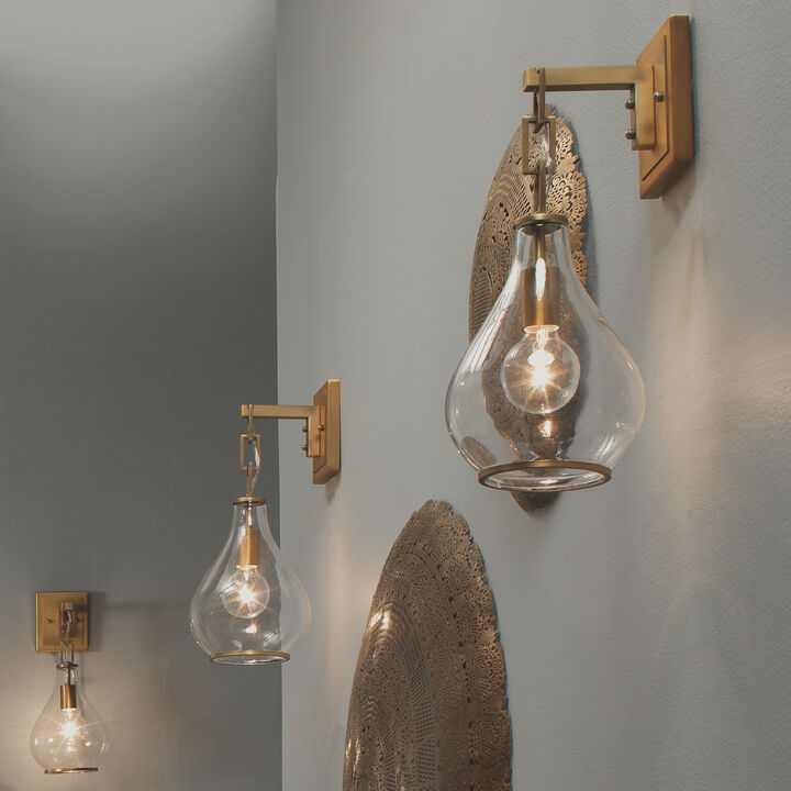 Tear Drop Hanging Wall Sconce