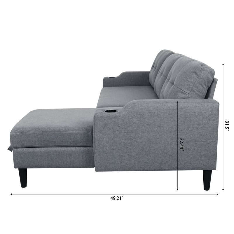 Sapgle Convertible Sleeper Sofa image number 9