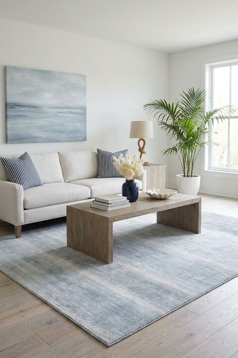 Newport Bayshores Whisper White 5' x 8' Rug by Barclay Butera x Jaipur Living