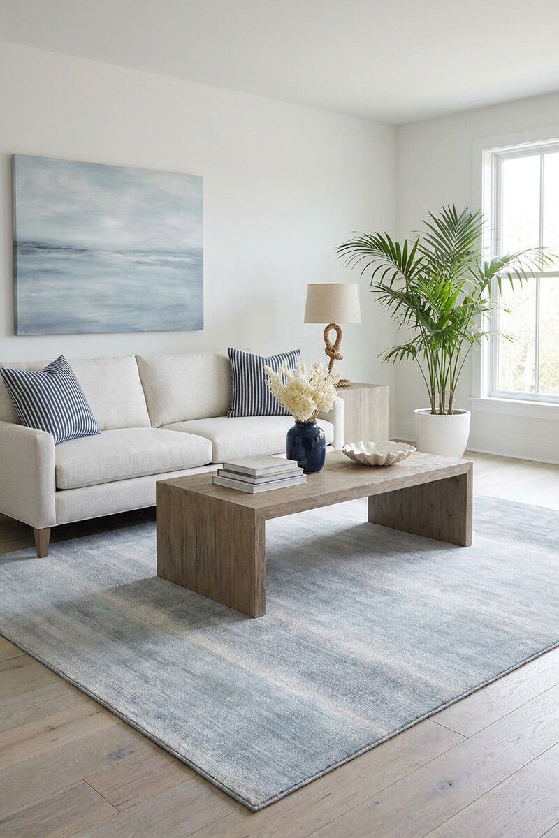 Newport Bayshores Whisper White 9' x 12' Rug by Barclay Butera x Jaipur Living image number 1