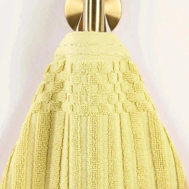 2-Piece Cotton Ribbed Bath Towel Set &ndash; Plush and Quick-Dry image number 2