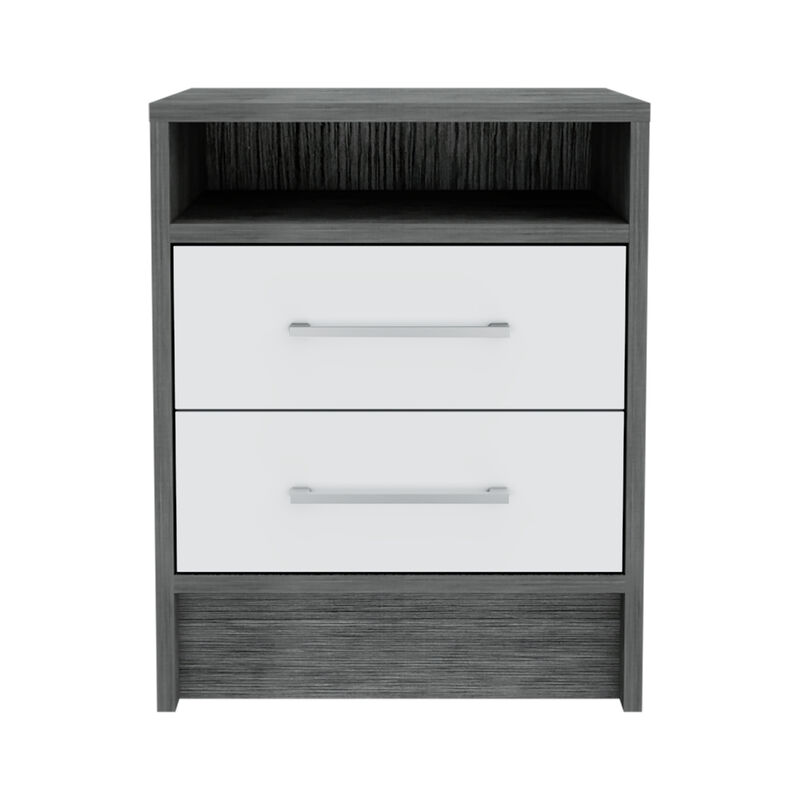 Streamdale Eter Nightstand, Superior Top, Two Drawers