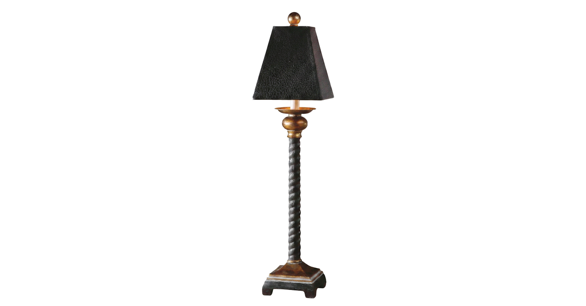 Bellcord Black Buffet Lamp