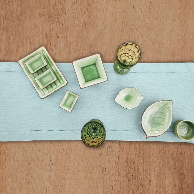 Christmas Linen Table Runner - Classic Hemstitch, Solino Home