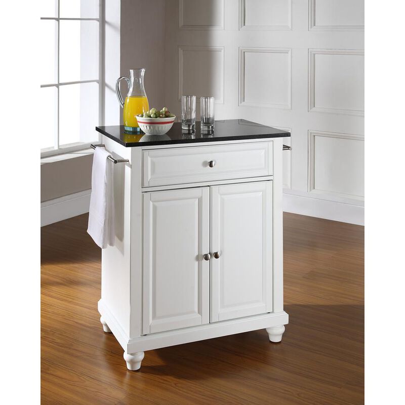 Cambridge Granite Top Portable Kitchen Island/Cart