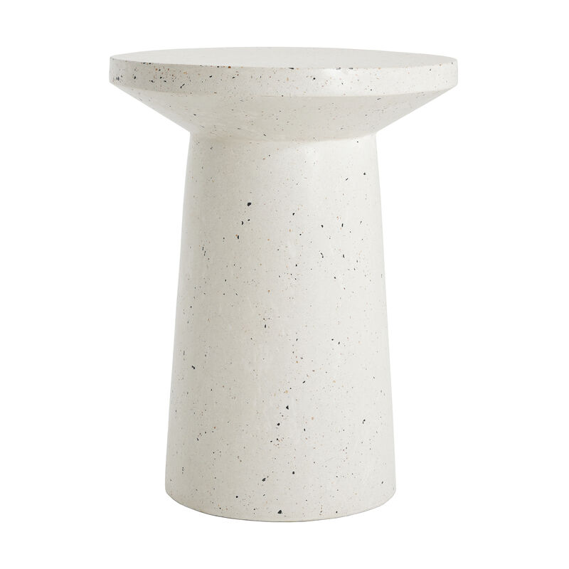 Christopher Knight Home Willowmere Outdoor Handcrafted Lightweight Concrete Side Table image number 0