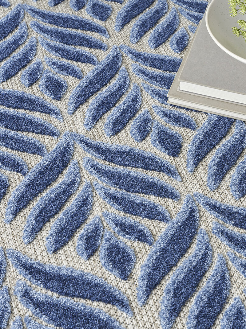 Aloha ALH35 Blue 6' x 9' Rug