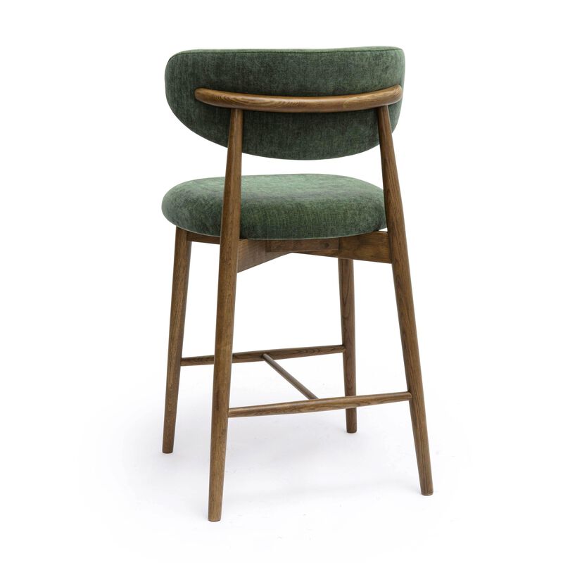 Performance Textured Velvet Counter Stool