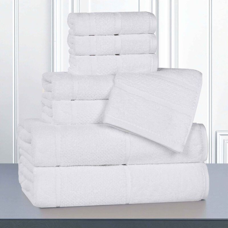 Smart Twist Cotton Viscose Blend Towel Set Quick Dry Bath Towels image number 1
