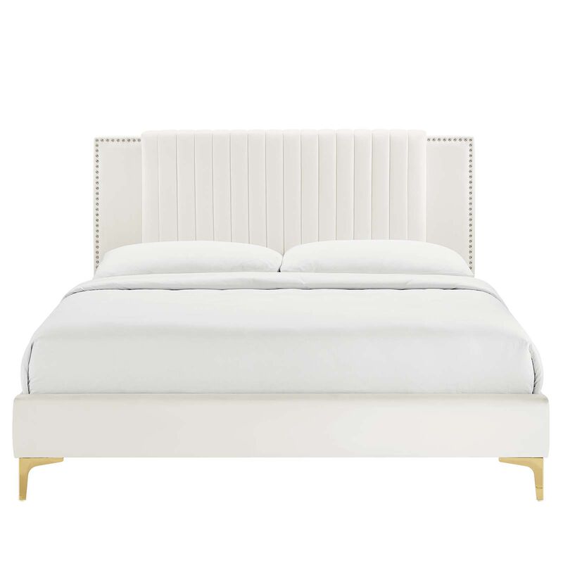 Modway - Zahra Channel Tufted Performance Velvet Full Platform Bed image number 3
