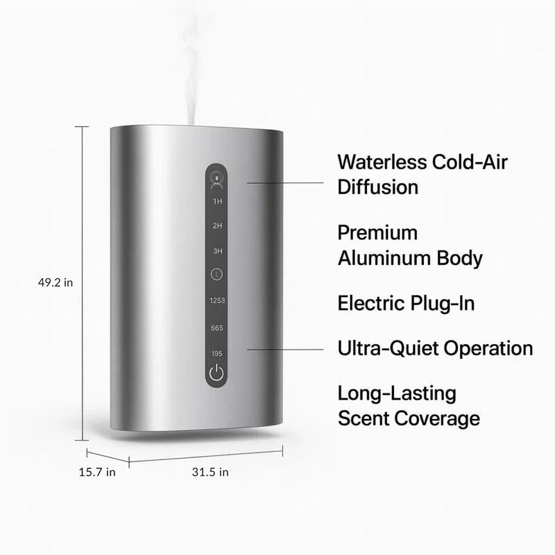 Luxury Aluminum Plug-In Waterless Scent Diffuser image number 5