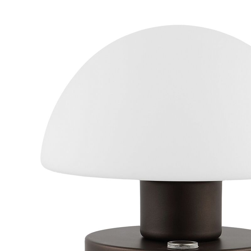 Zoe Bohemian Farmhouse Iron Rechargeable Integrated LED Table Lamp