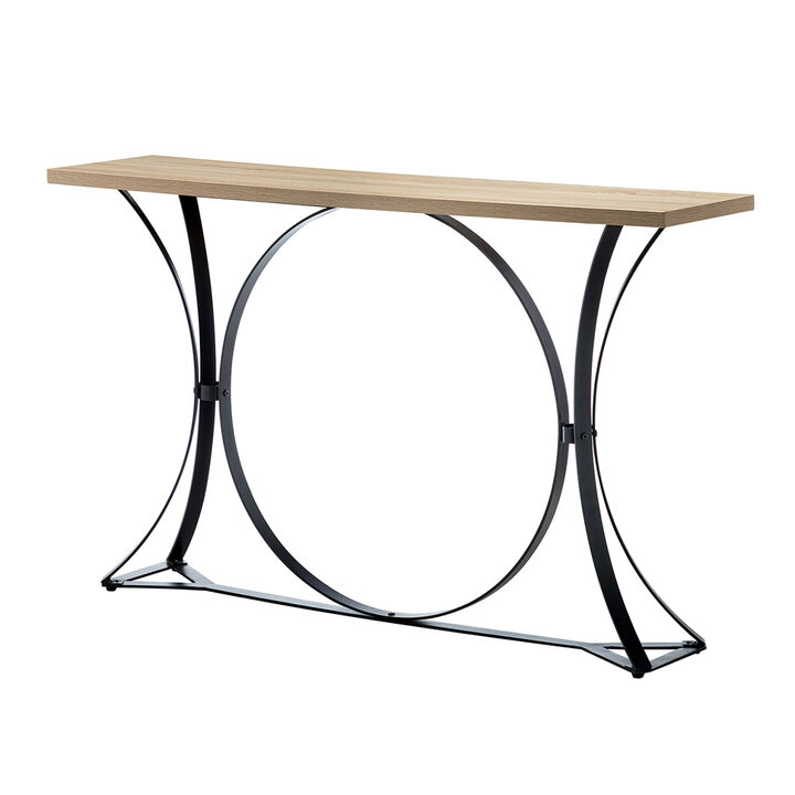 Maurice 47" Contemporary Console Table with Metal Base