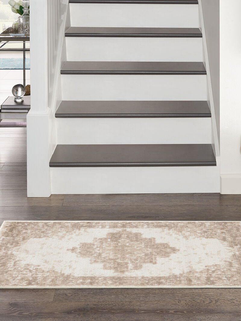 Grafix GRF14 Ivory/Beige 3' x 5' Rug