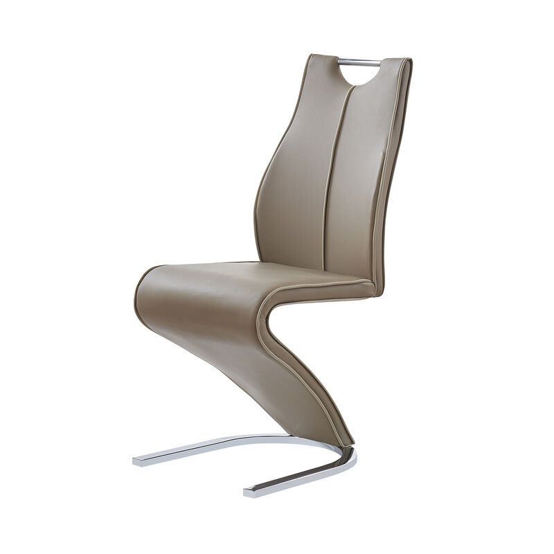 Modern Upholstered Dining Chairs Set of 2 image number 0