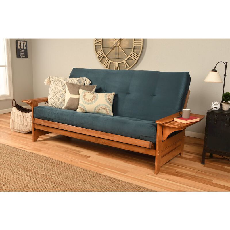 Phoenix&nbsp;Frame-Barbados&nbsp;Finish-Suede Navy Mattress image number 2