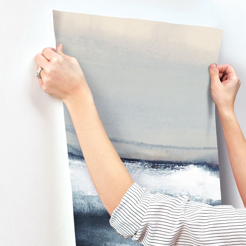 Grounded Navy Wall Mural image number 2
