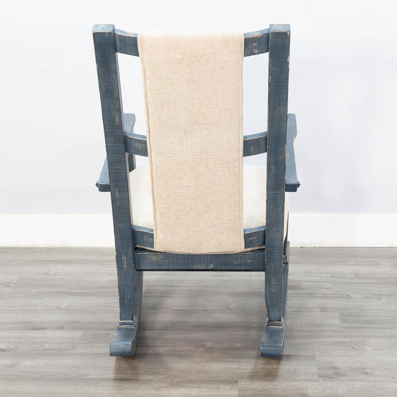 Sunny Designs Ocean Blue Rocker, Cushion Seat & Back