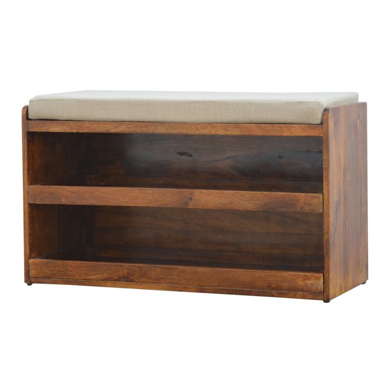 Solid Wood Shoe Storage Unit