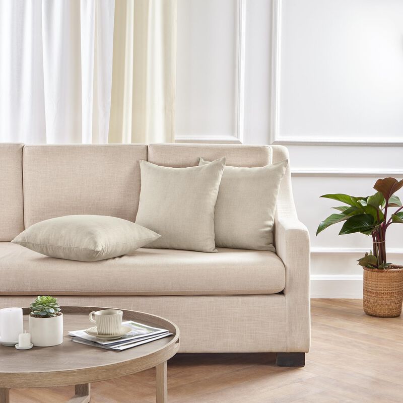 Solino Home 100% Pure Linen Pillow Cover - Montauk