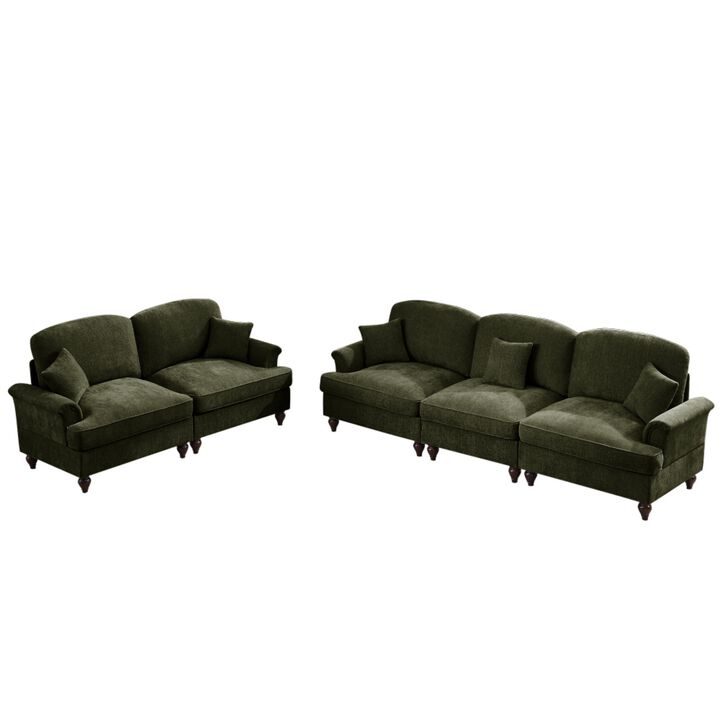Baxpaf Mid-Century Modern Modular Sofa Set