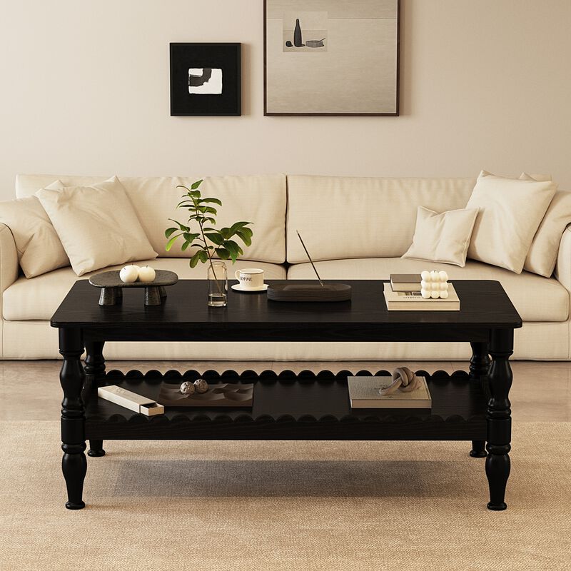 Duplu Vintage Rectangle Coffee Table image number 2