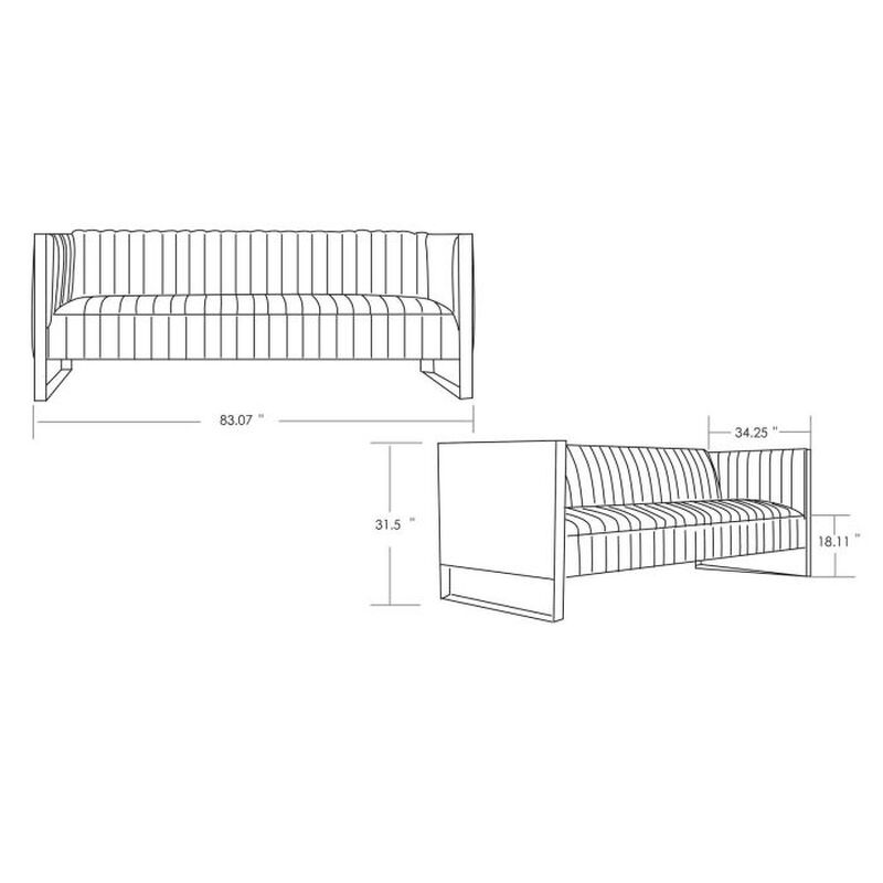 Trillium Black Sofa and Accent Chairs Set