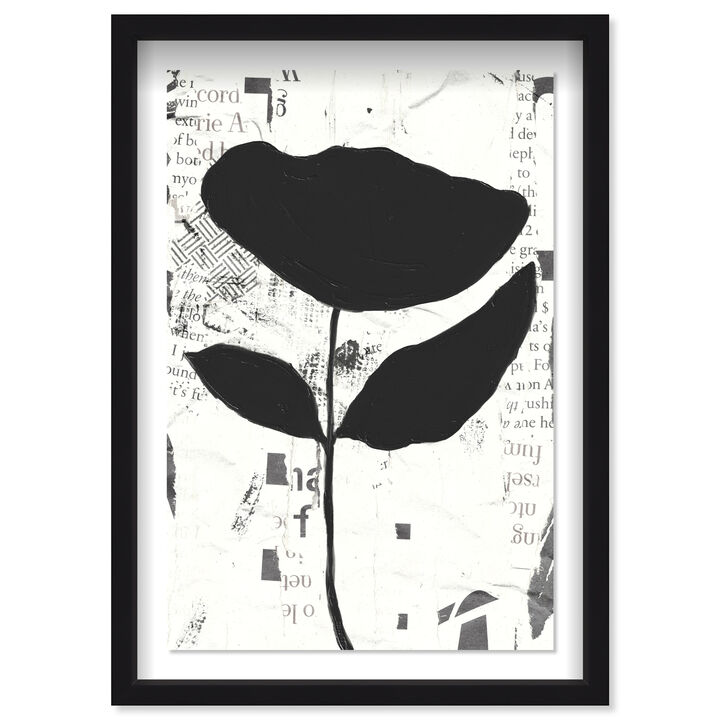 Single Tulip Floral and Botanical Canvas Print by Oliver Gal