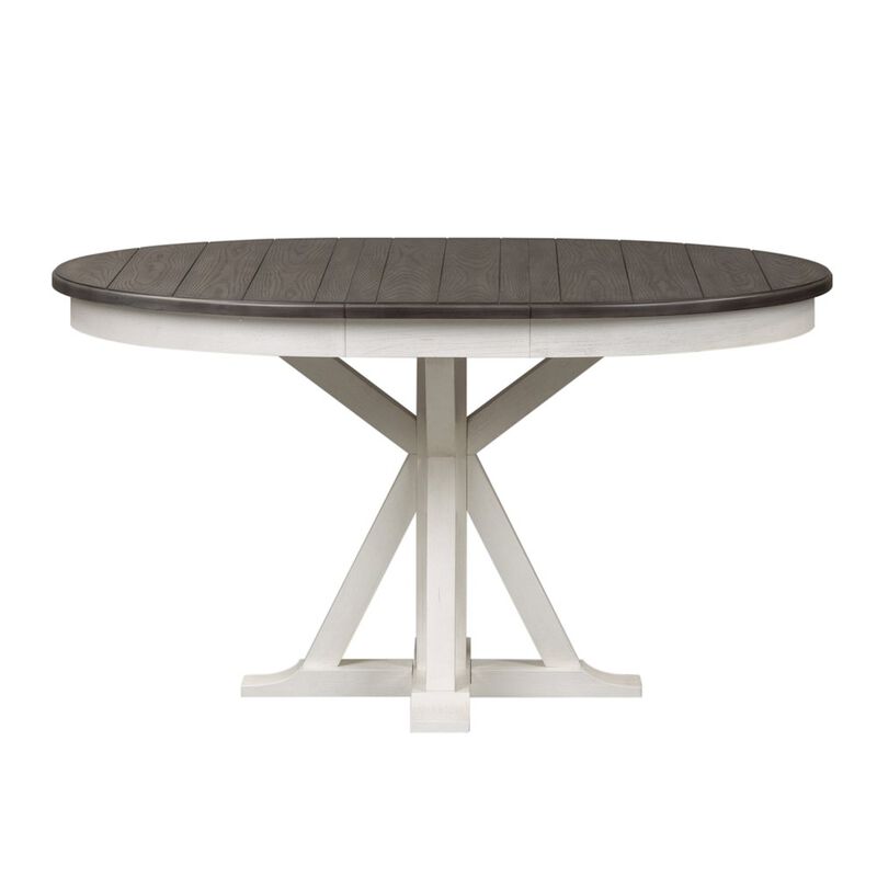 Liberty Furniture Pedestal Table in Poplar & Rubberwood Solids w Pine Veneer image number 7