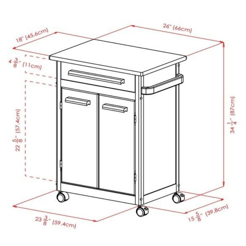 Hackett Kitchen Cart
